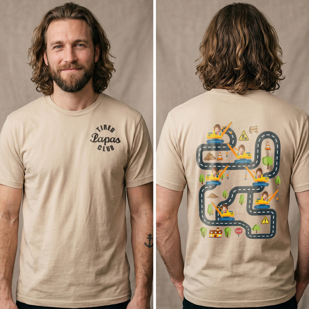 Personalized T-Shirt "Car Track"