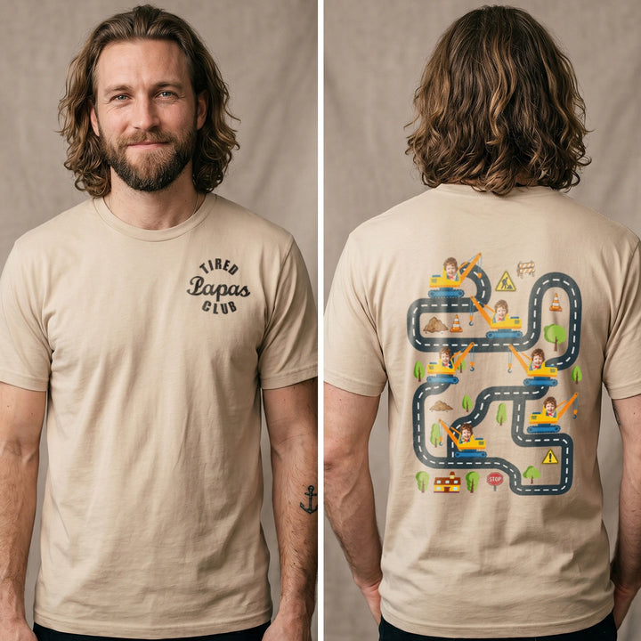 Personalized T-Shirt "Car Track"