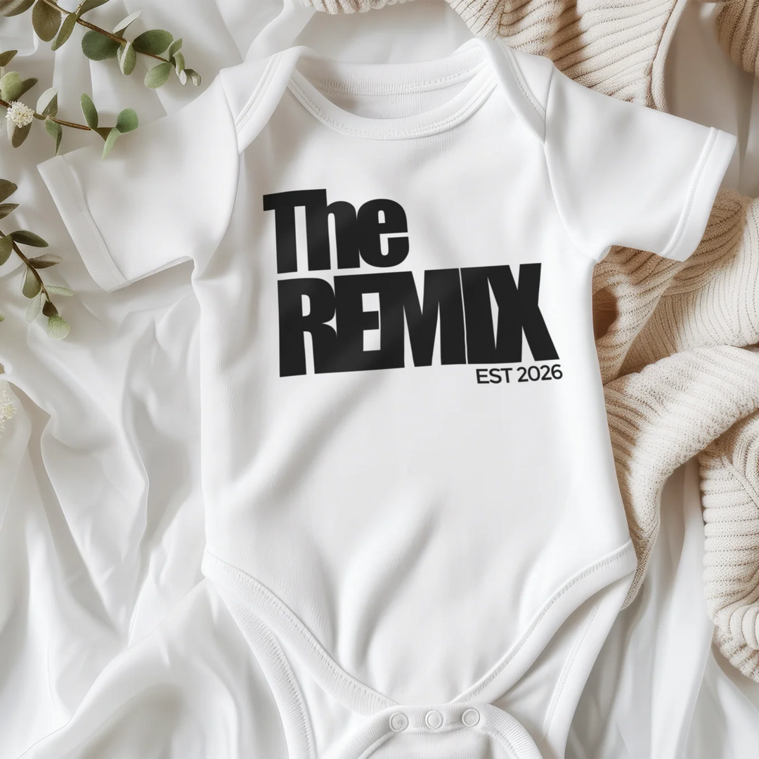 Personalized Baby Bodysuit "The Remix"