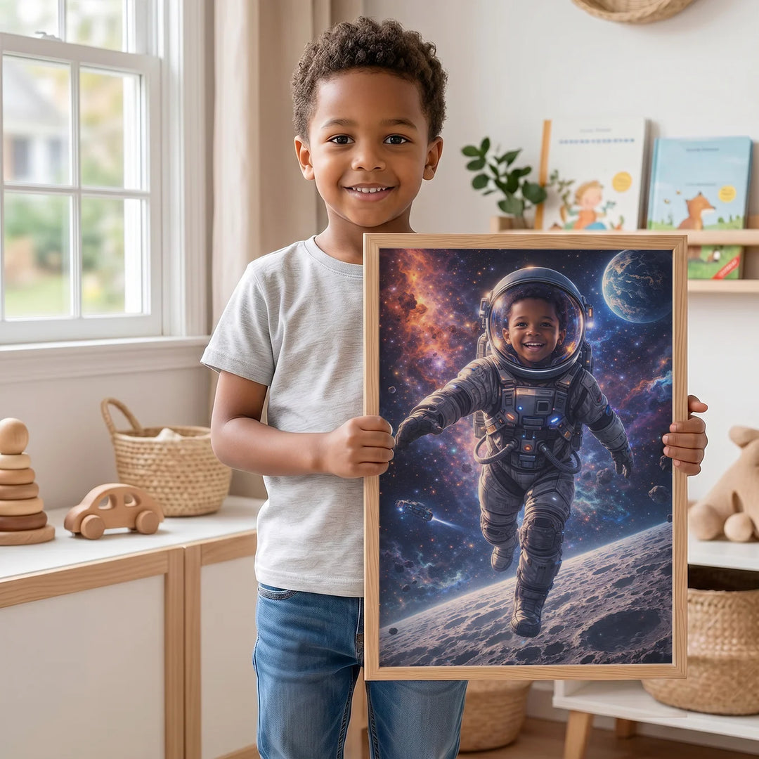 Personalized Kids Poster "Astronaut"