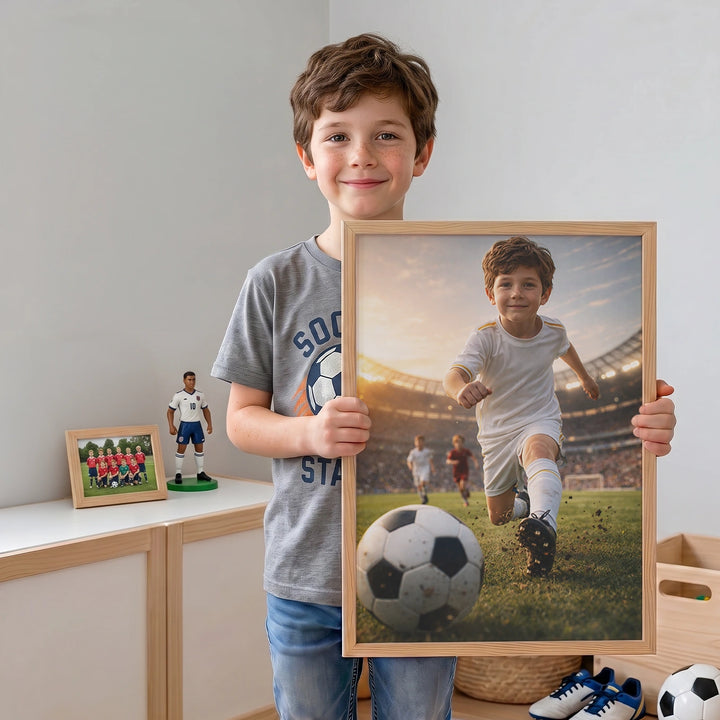 Personalized Poster "Football Boy"