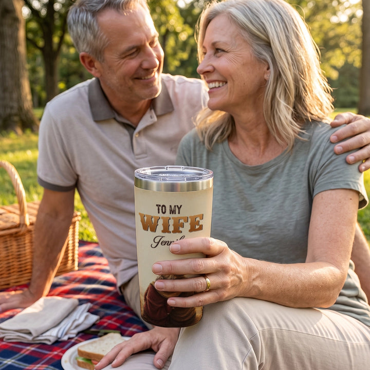 Personalized Tumbler "To My Wife"