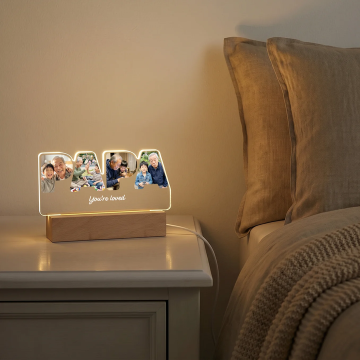 Personalized Acrylic Light "PAPA"