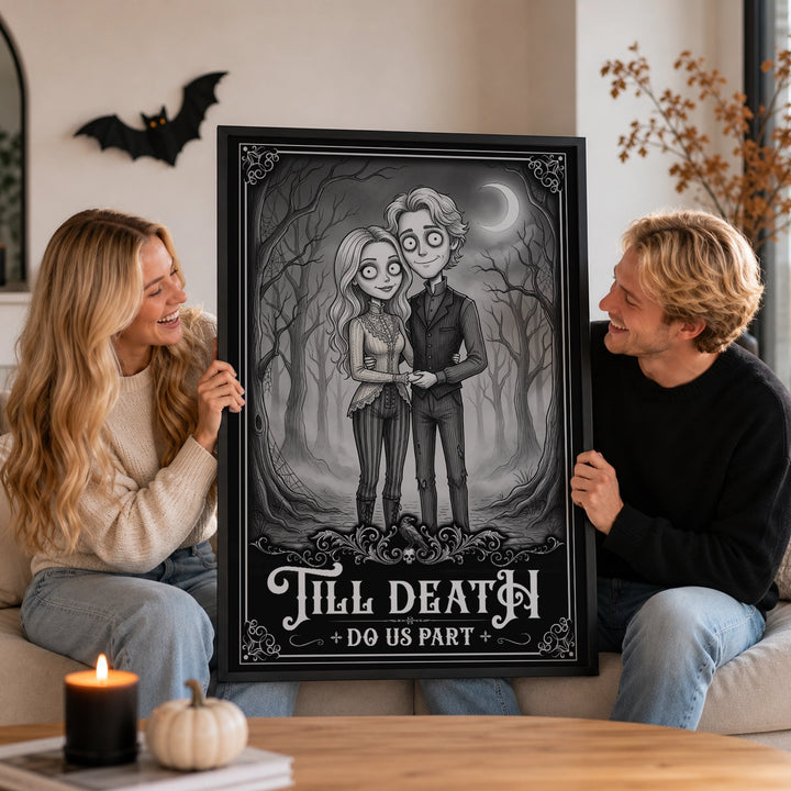 Personalized Poster "Halloween Couple"