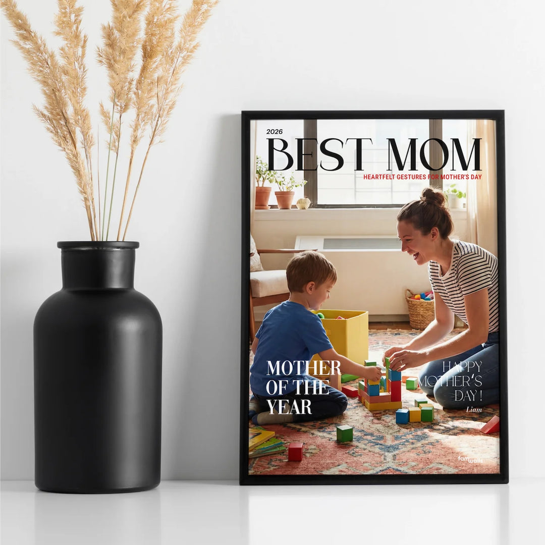 Personalized Poster Magazine "Best Mom"