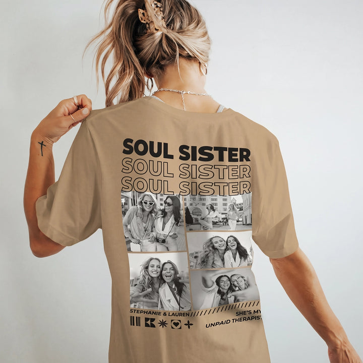 Personalized Oversized T-shirt "BESTIES"