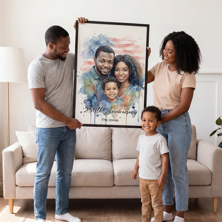 Personalized Poster "Family 250 Years"