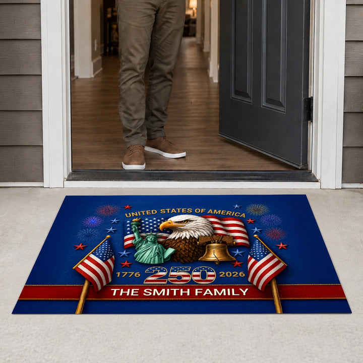 Personalized Doormat "250 Years"