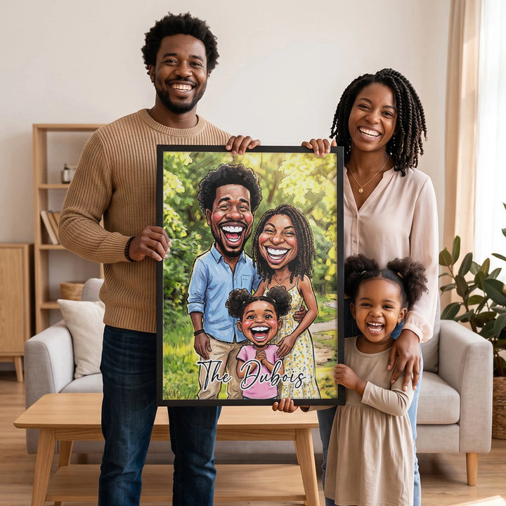 Personalized Poster "Sketch Family"