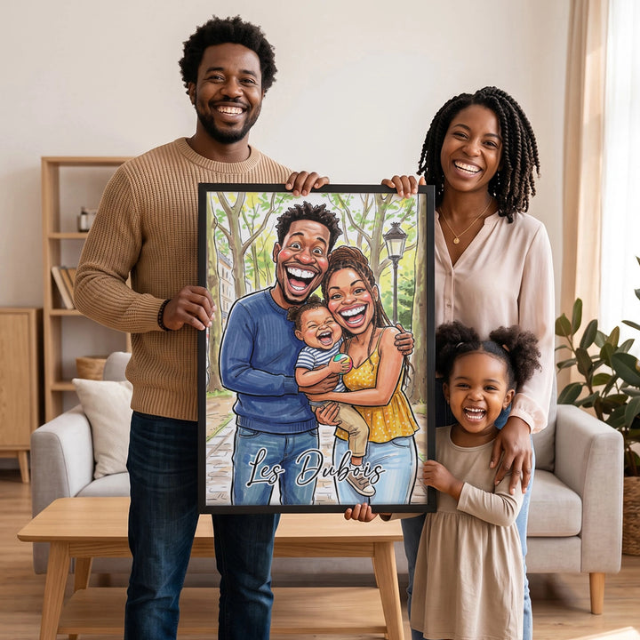 Personalized Poster "Sketch Family"