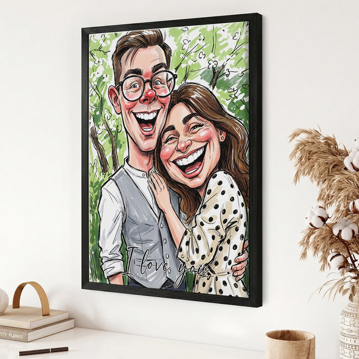 Personalized Poster "Couple Sketch"
