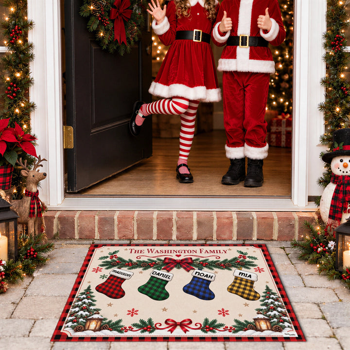Personalized Doormat "Christmas Together"