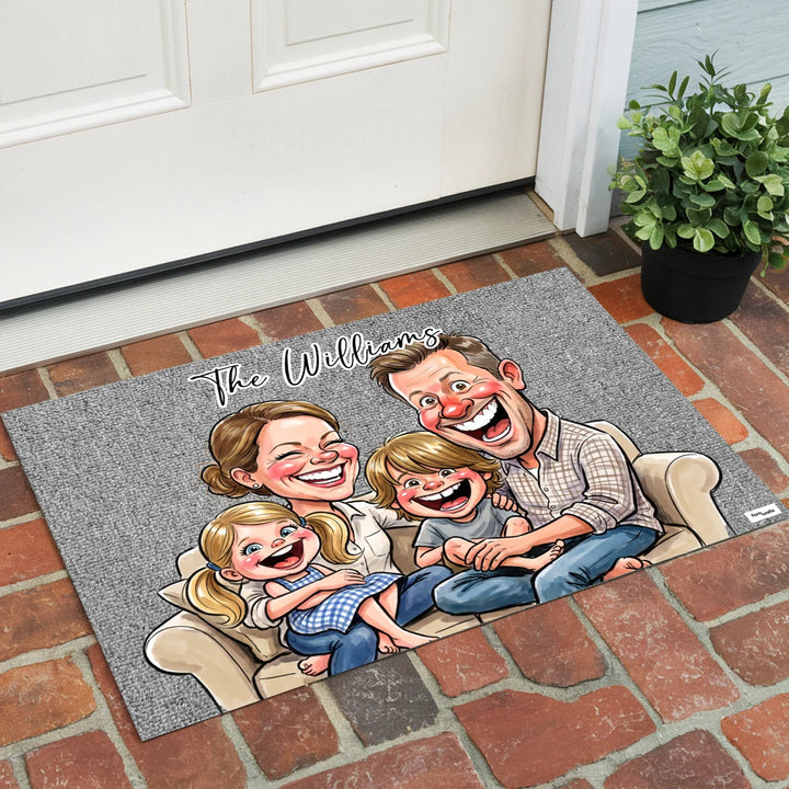Personalized Doormat "Sketch Family"