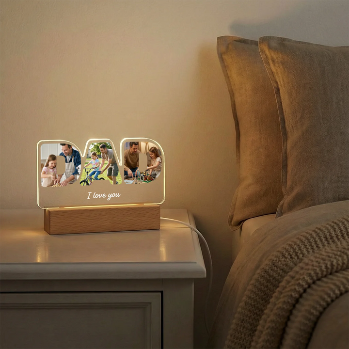 Personalized Acrylic Light "DAD"