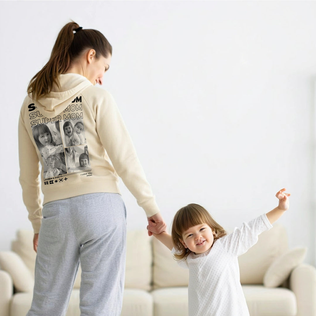 Personalized Photo Hoodie "Mom"