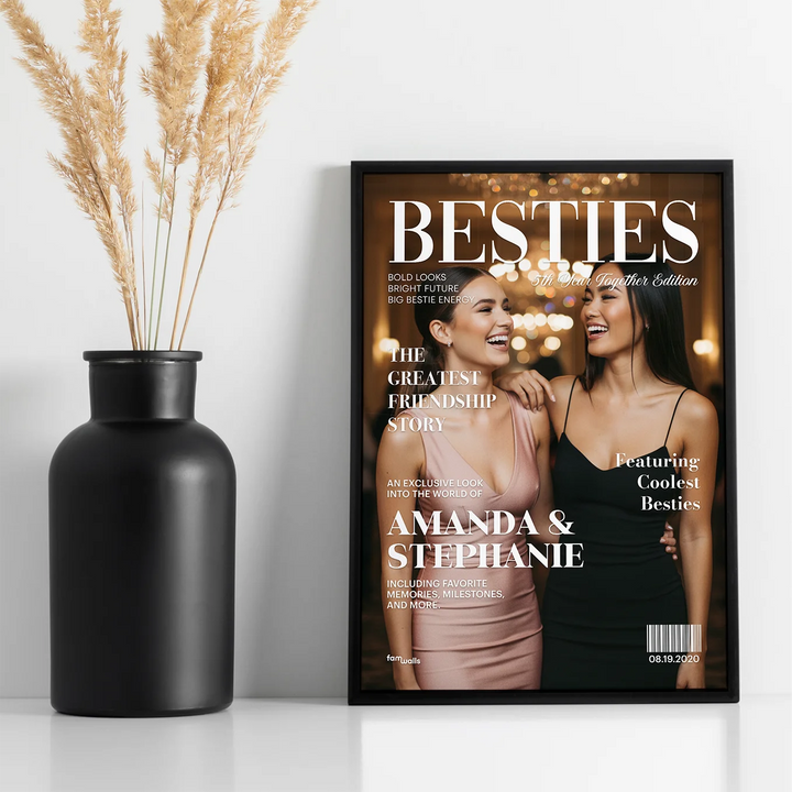 Personalized Poster "Besties Magazine"