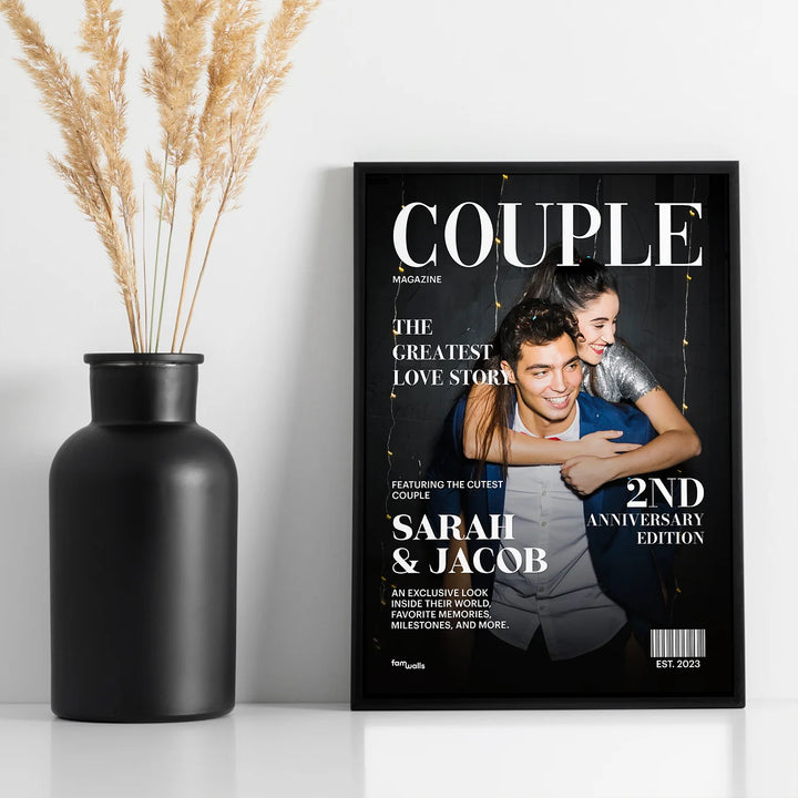 Personalized Poster "Couple Magazine"