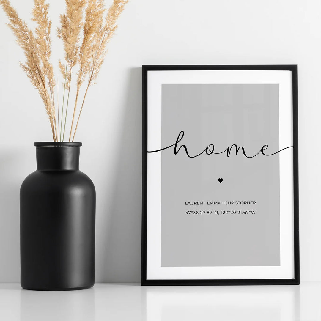 Personalized Poster "Your Home"