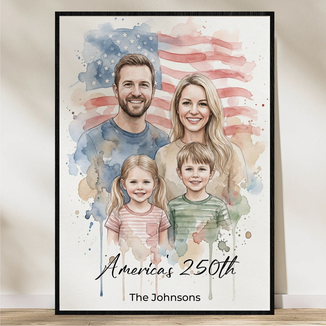 Personalized Poster "Family 250 Years"