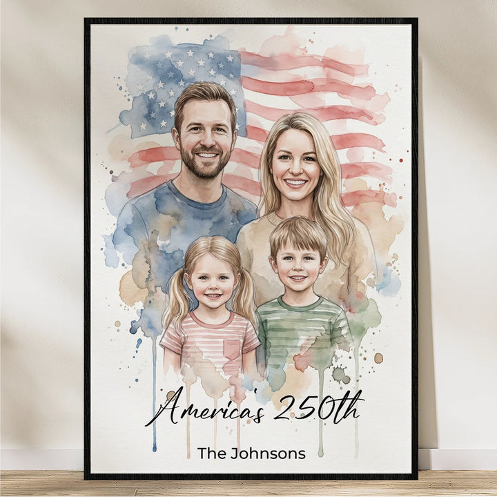 Personalized Poster "Family 250 Years"