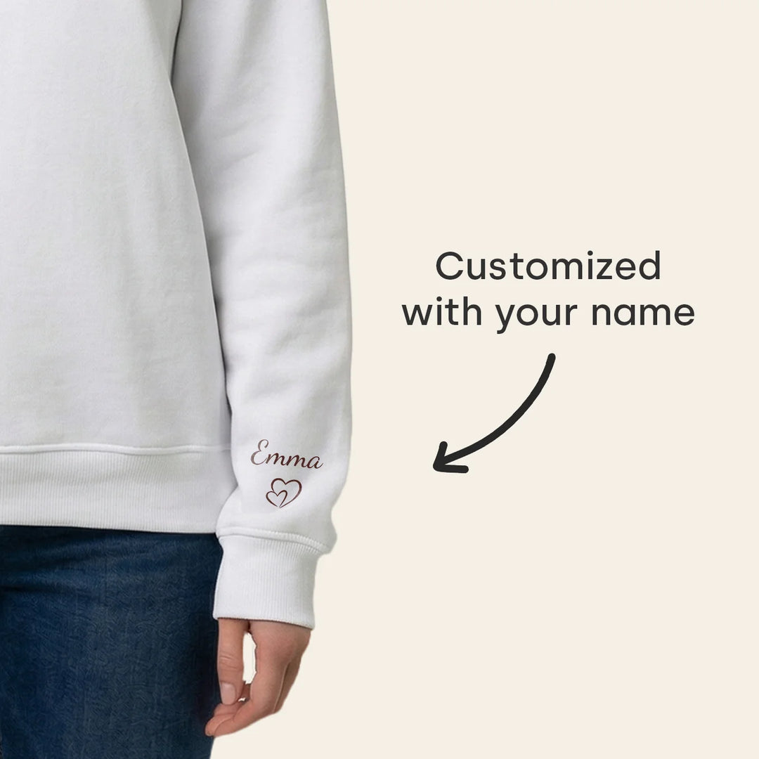 Personalized Sweater "MAMA" Flowers