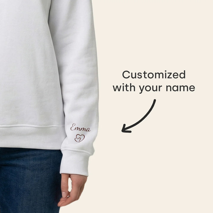 Personalized Sweater "MAMA" Flowers
