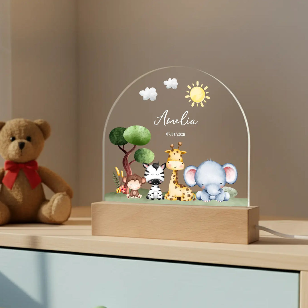 Personalized Nightlight "Safari"