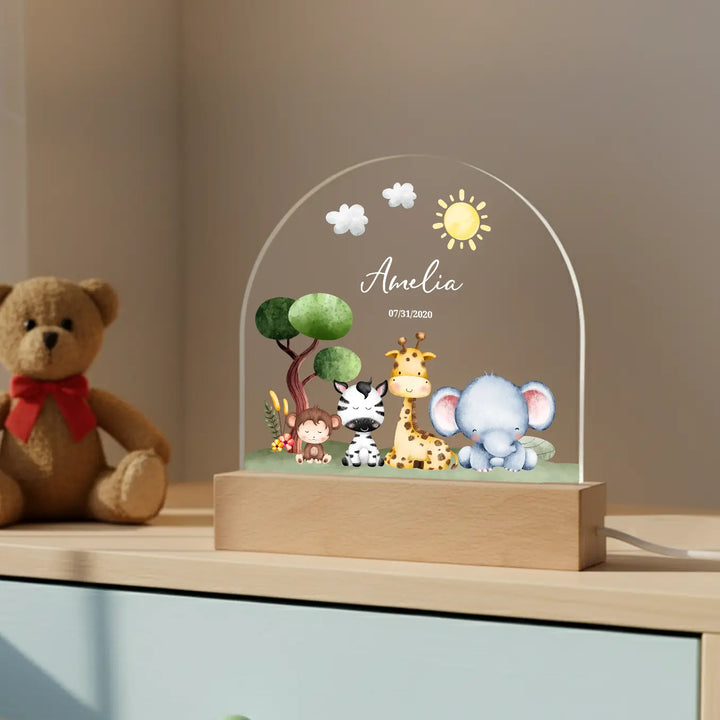 Personalized Nightlight "Safari"
