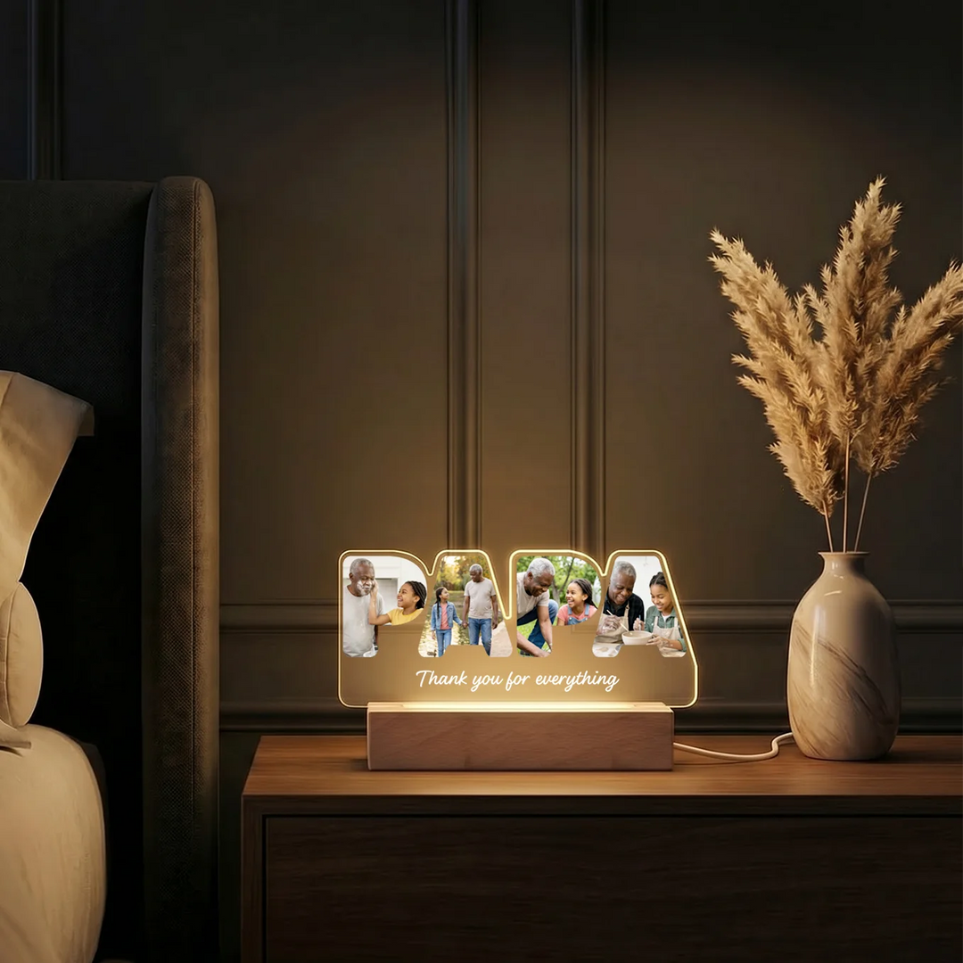 Personalized Acrylic Light "PAPA"