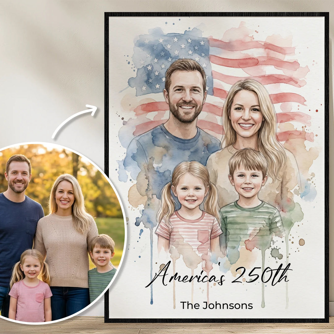 Personalized Poster "Family 250 Years"