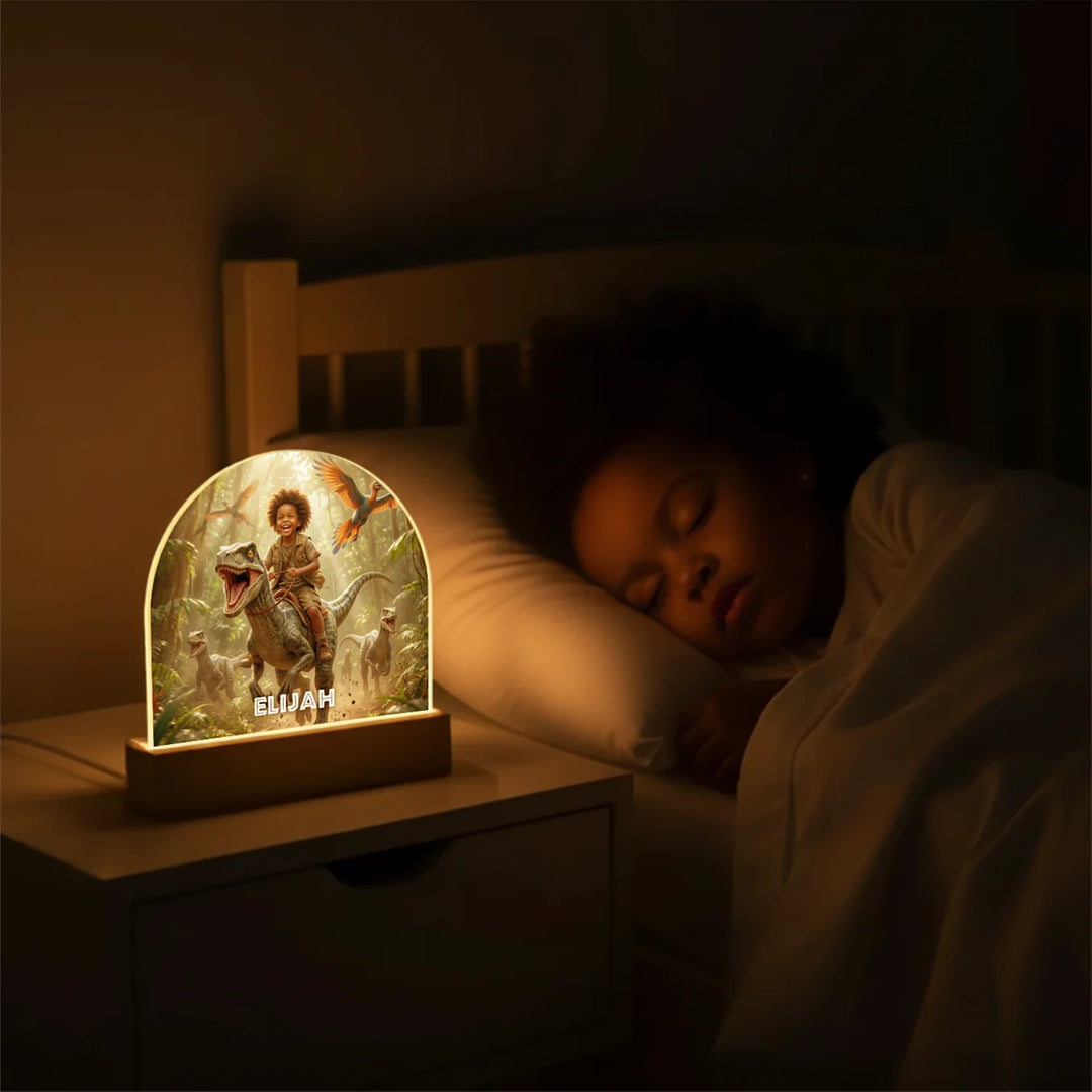 Personalized Night Light "Dino"