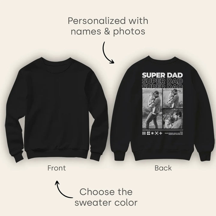Personalized Sweater "Dad" with Photos