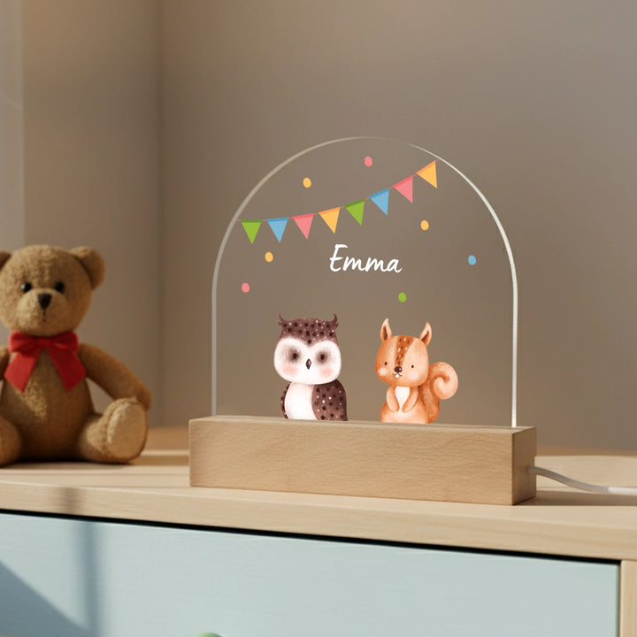 Personalized Night Light "Confetti"