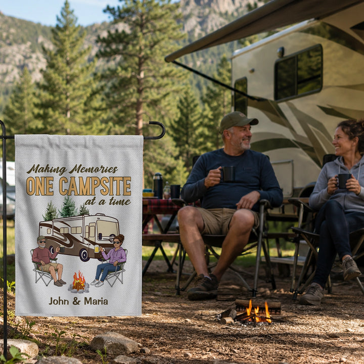 Personalized Flag "Camping Memories"