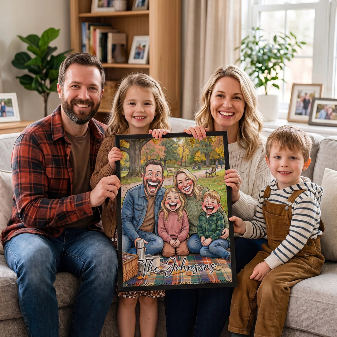 Personalized Poster "Sketch Family"