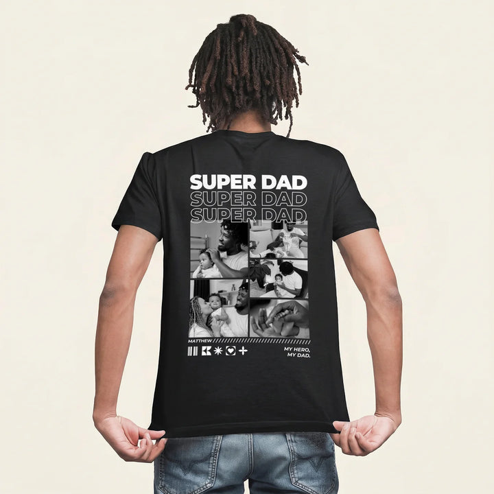 Personalized T-Shirt with Photos "Dad"