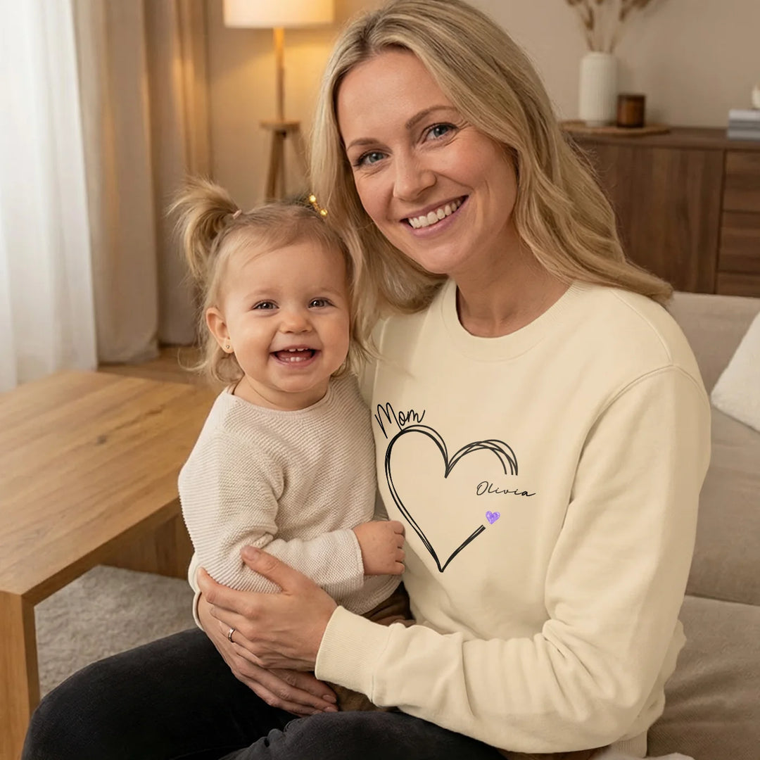 Personalized Sweater "Little Hearts"