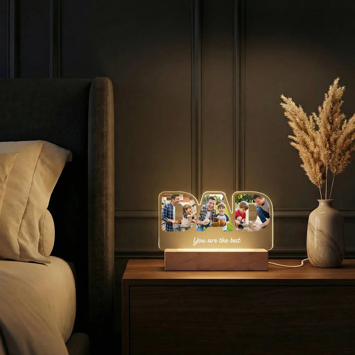 Personalized Acrylic Light "DAD"