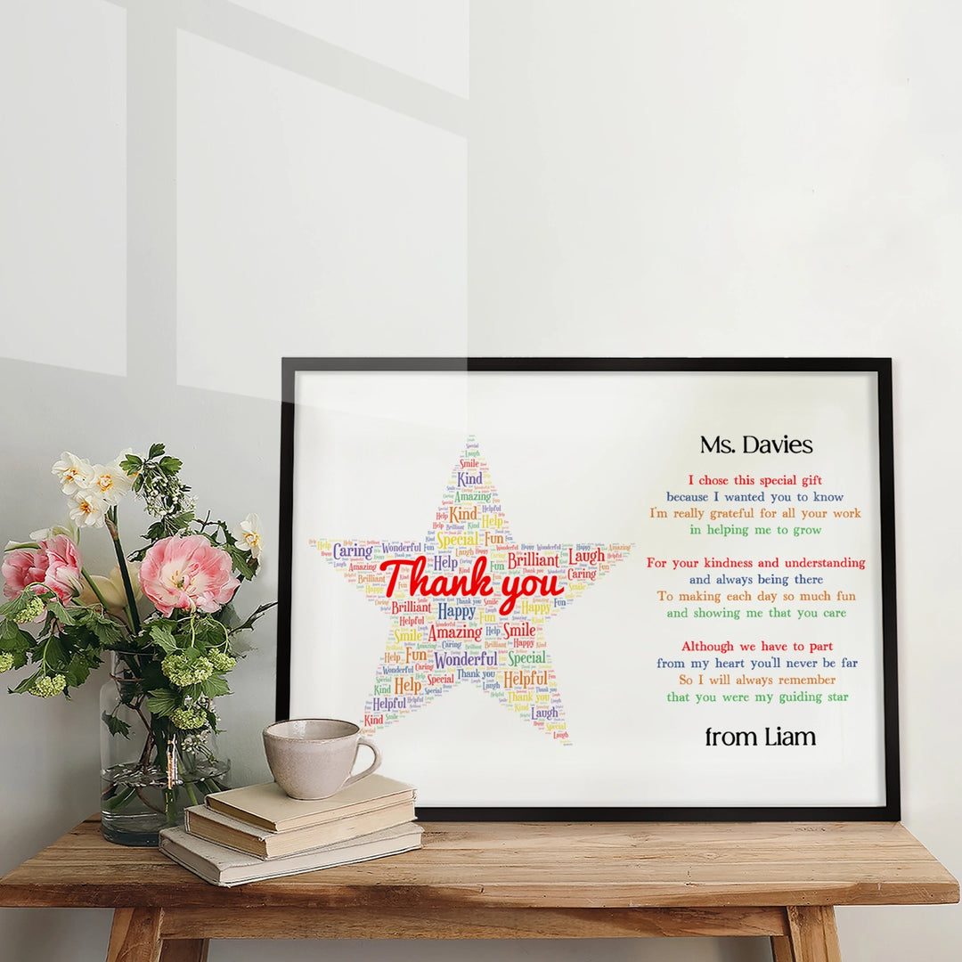 Personalized Poster "Teacher"
