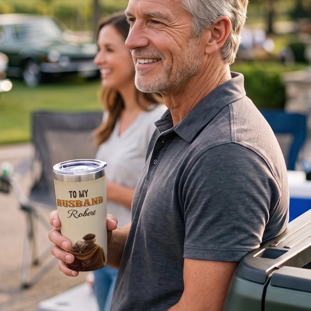 Personalized Tumbler "To My Husband"