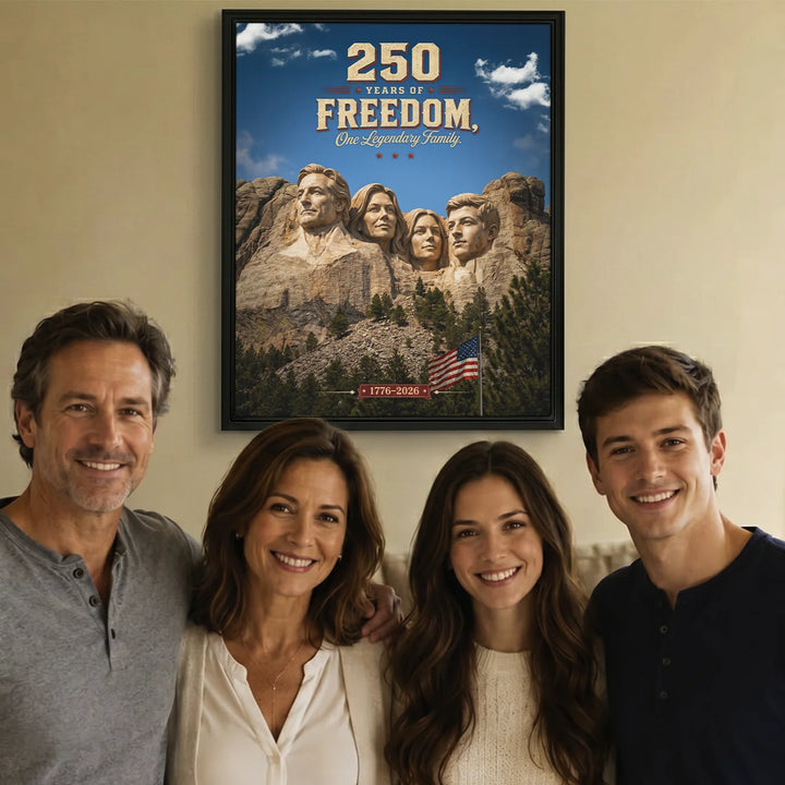 Personalized Canvas "250 Years Freedom"