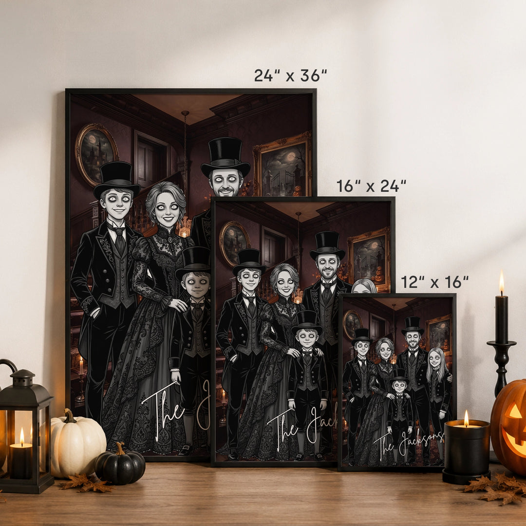 Personalized Poster "Family Gothic"