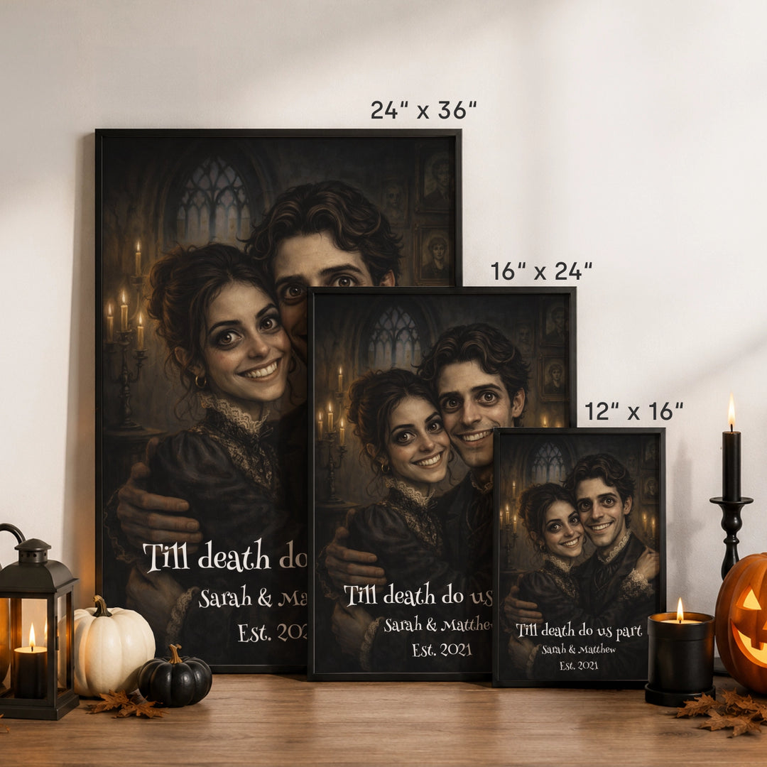 Personalized Poster "Spooky Couple"
