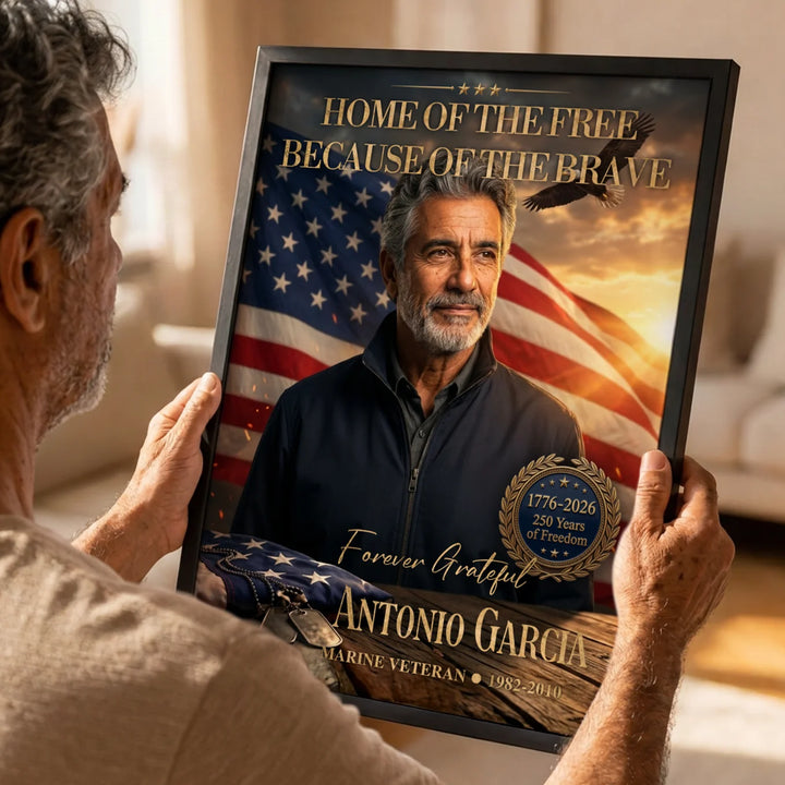 Personalized Poster "Home of the Free"