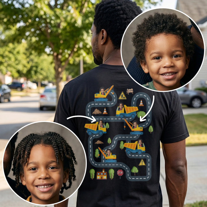 Personalized T-Shirt "Car Track"