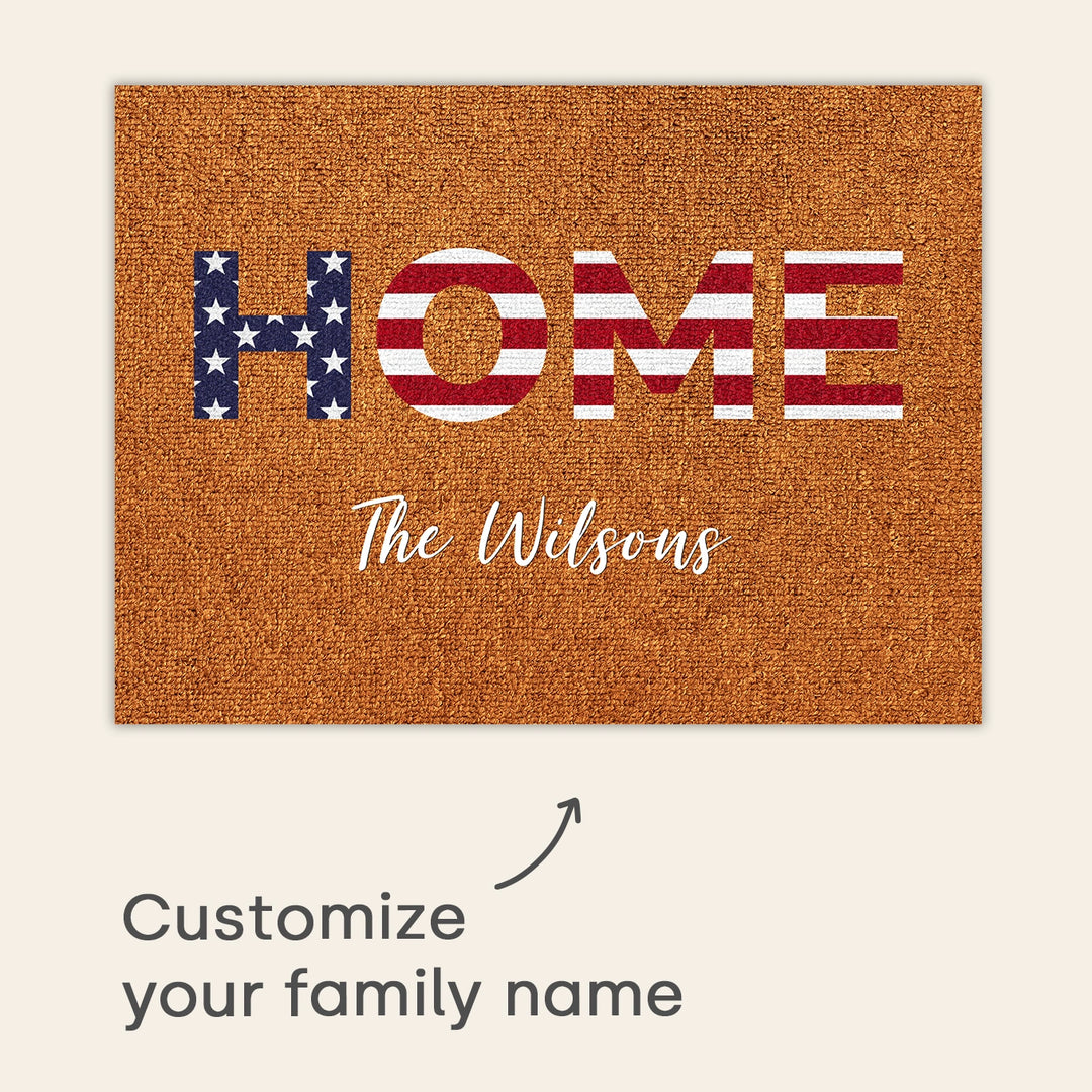 Personalized Doormat “HOME”