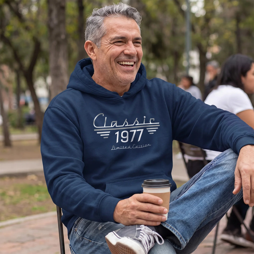 Personalized Hoodie "Retro Year of Birth"