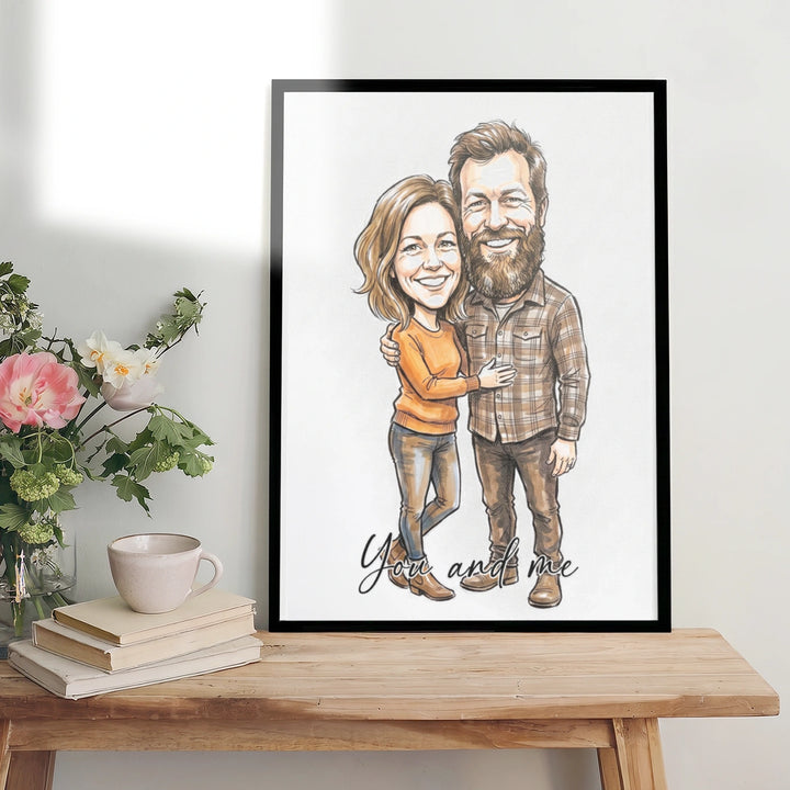 Personalized Poster "Couple Sketch"