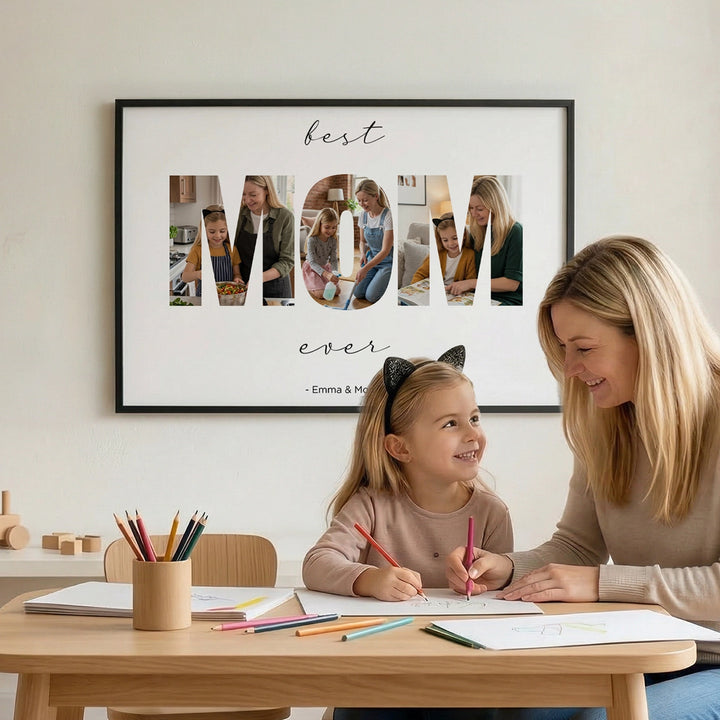 Photo Poster "Mom Word"