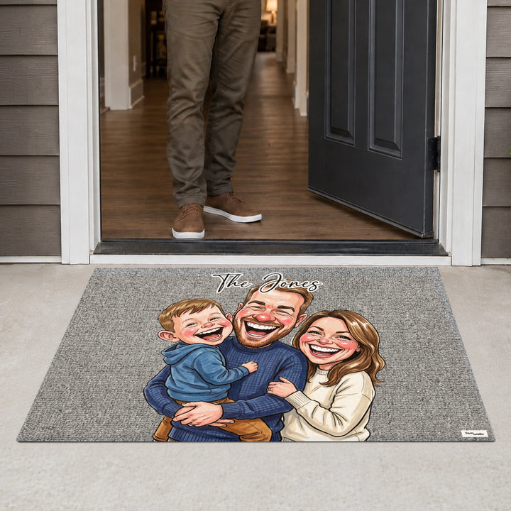 Personalized Doormat "Sketch Family"